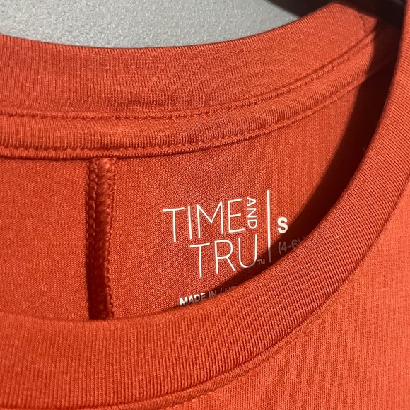 SELLING TIME & TRU TENT DRESS SIZE SMALL COLOR ORANGE 🍊 SLEEVELESS NWT - Picture 2 of 14